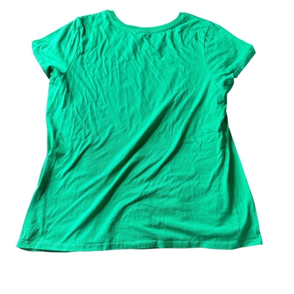 Friends Christmas T Shirt Womens Large Green Holiday Graphic Tee TV Show Cast - Picture 2 of 6
